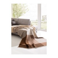 Плед Bocasa Thermosoft Top Big Brown 180x220