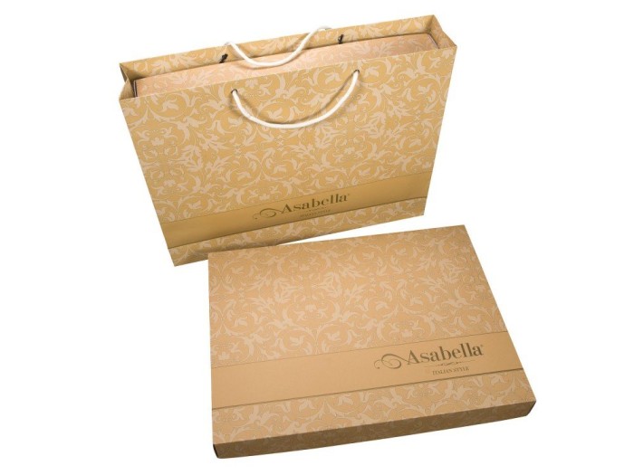 Постельное белье Asabella 1602-7 семейное печатный сатин