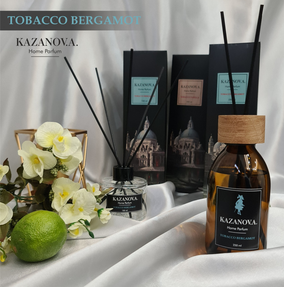 Ароматический диффузор Tabacco Bergamot 100мл KP-356-100 купить в  Санкт-Петербурге в интернет-магазине ShopPosteli