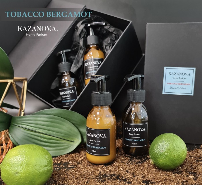 Подарочный набор гель для душа и крем Tabacco Bergamot